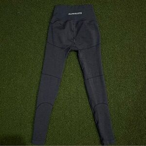 Alphalete Womens Dark Gray Revival Leggings Size S Small